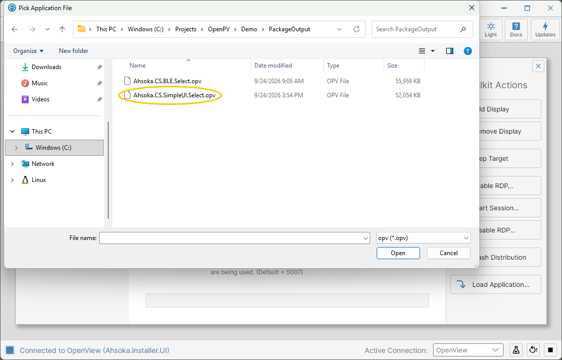 The packages in the PackageOutput folder