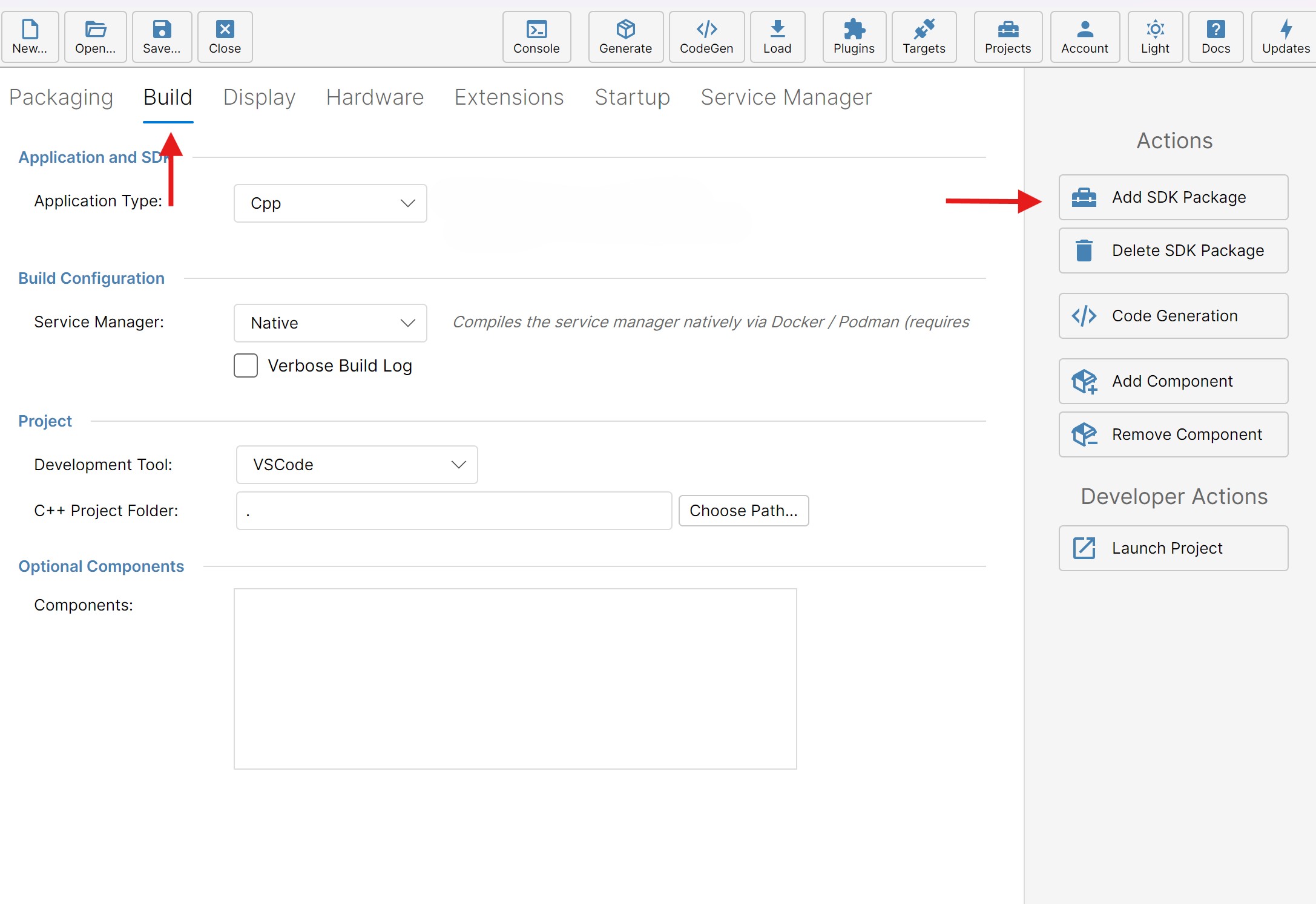 Add SDK Package
